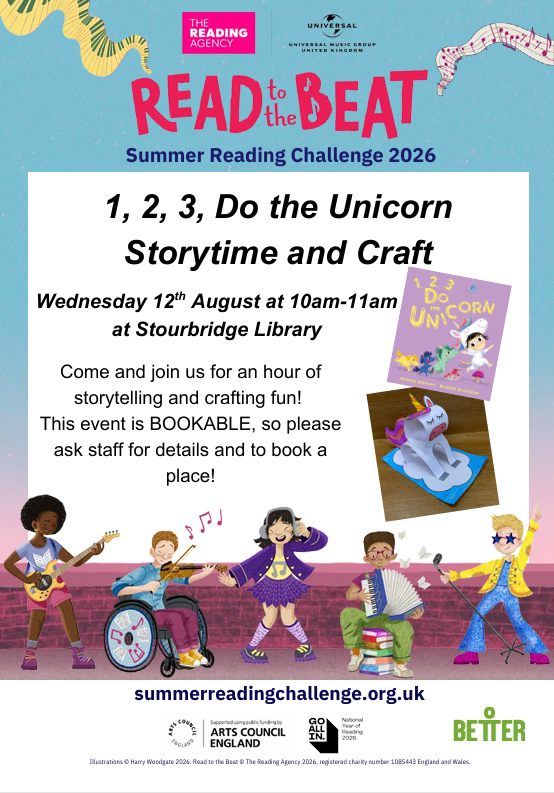 Stourbridge Library - Summer Reading Challenge: Do The Unicorn Storytime and Craft